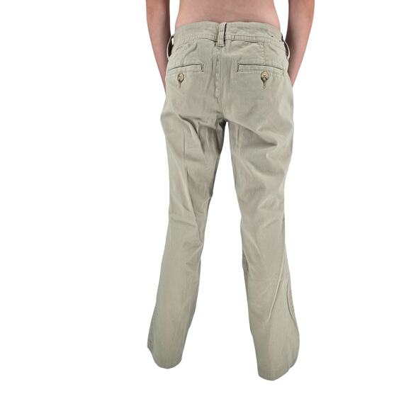 Arizona Jean Co Juniors Sz 5S Short Bootcut Khaki Pants Light Sage Green - Picture 3 of 6